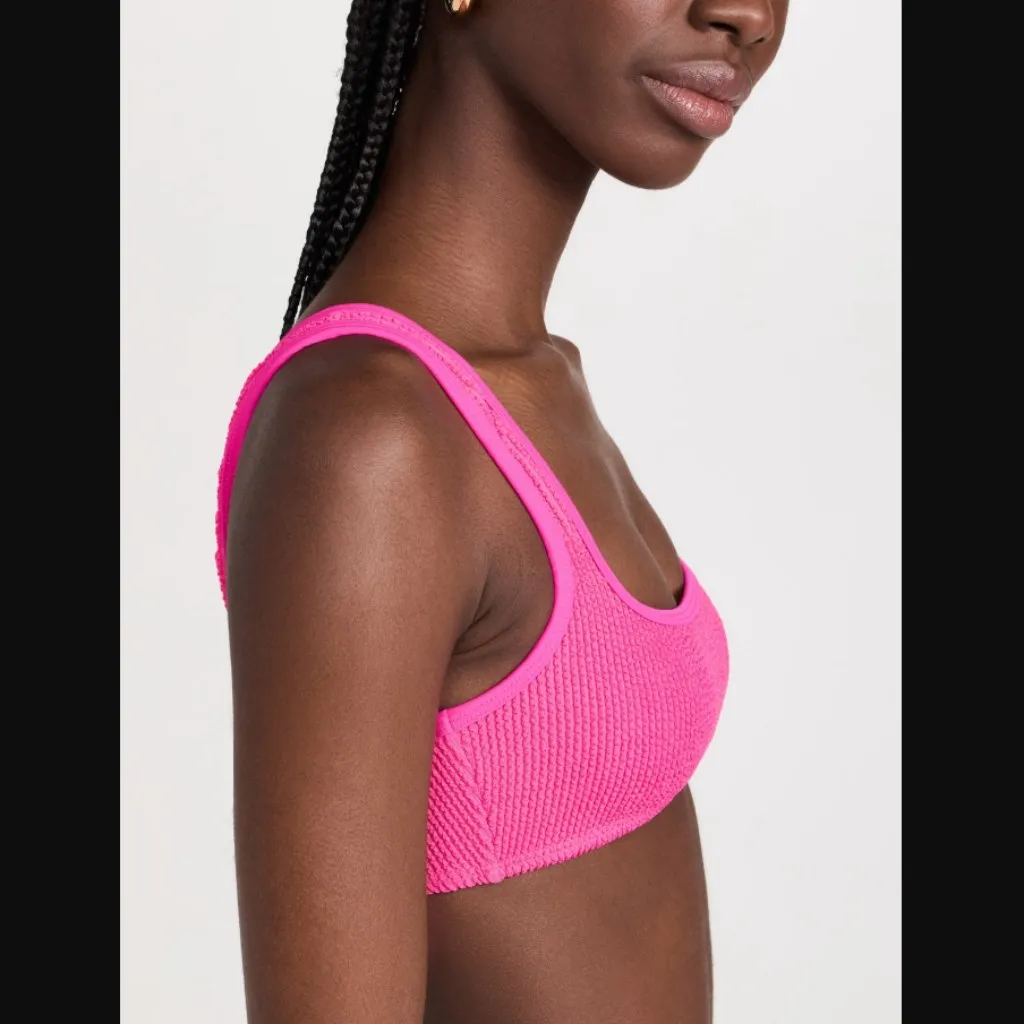 Good American Always Fits Khloe Bikini Top in Pink Glow XXS/XS NWT - Image 3