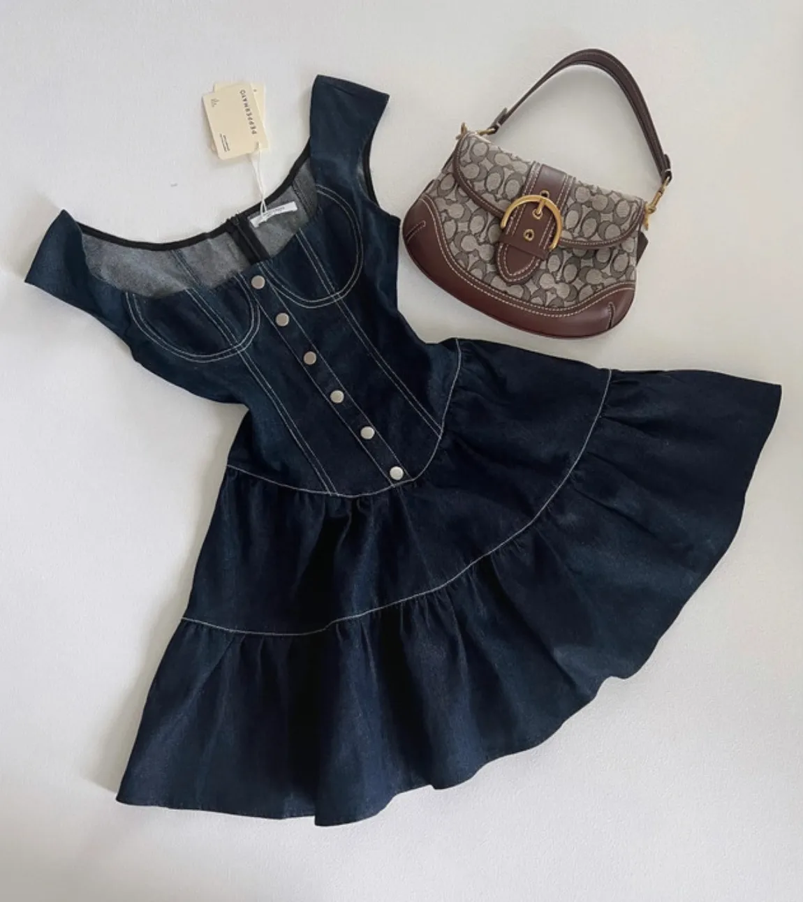 Peppermayo  Denim Dress - Image 2