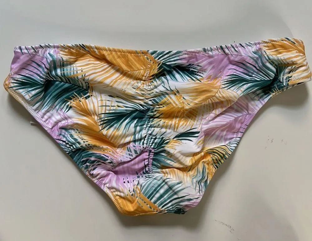 Shade and Shore Tropical Mid rise Bikini Bottom XL - Image 5