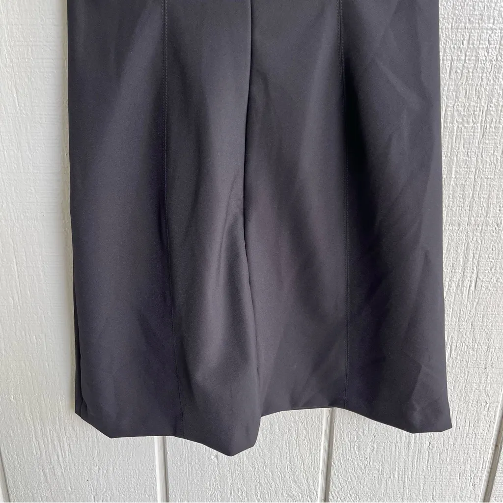 Camila Coelho Organza Puff Sleeve Flocked Dot Mini Dress Black XS - Image 9