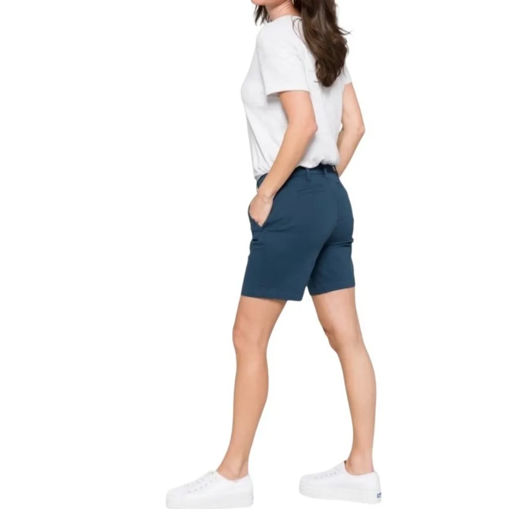 Kut From The Kloth Trouser Shorts Navy Blue Size 12 NWT - Image 7