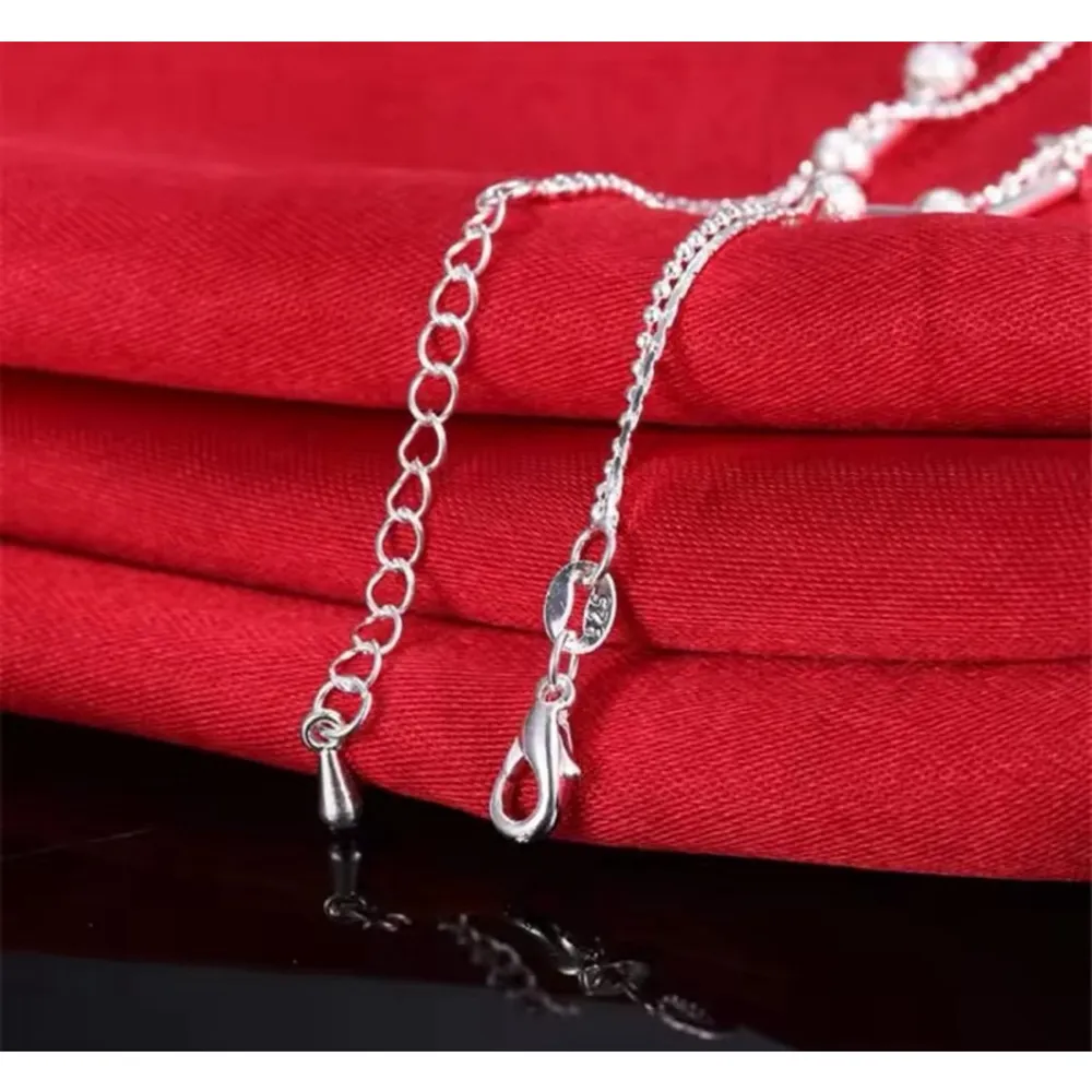 Star Ankle Bracelet‎ | 925 Sterling Silver - Image 5