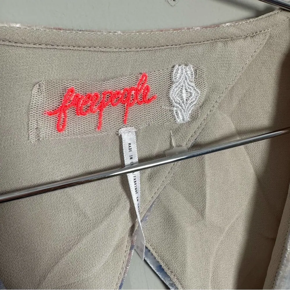 Desert Flower Velvet Maxi Dress NWT XS Pink Blue Tie Dye - Image 69