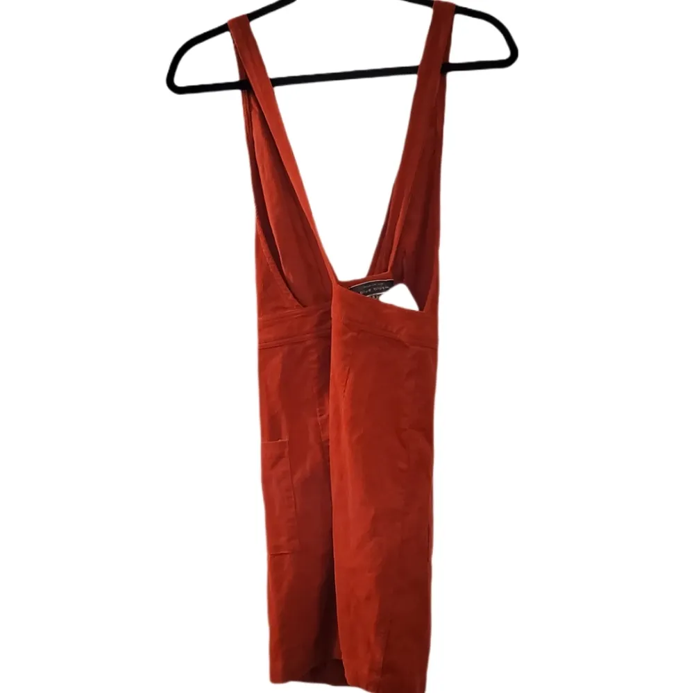 🔥SALE🔥NWT! Blue Blush Red Cherry Bomb Corduroy Dress S - Image 7