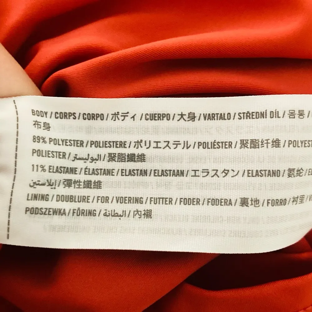 Abercrombie & Fitch wanderer athletic dress with built in shorts in orange. XL - Image 6