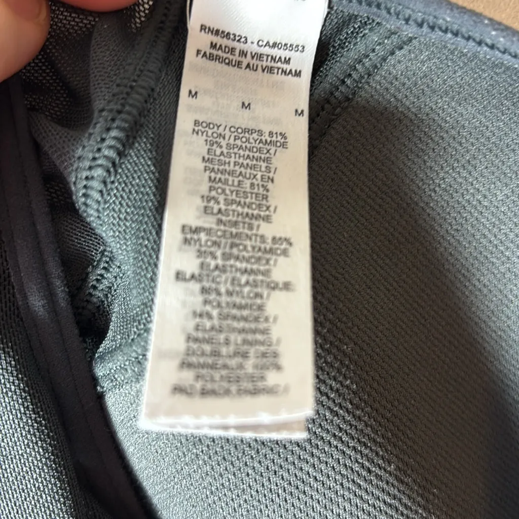 Nike Dri-Fit High Support Womens Sports Bra‎ Size M Football Grey - Image 9