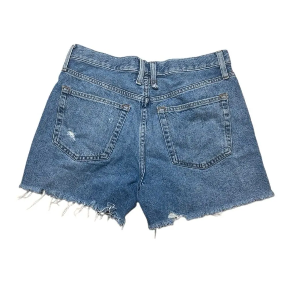 Free People Makai denim cut off Shorts 3” inseam blue size 28 - Image 2