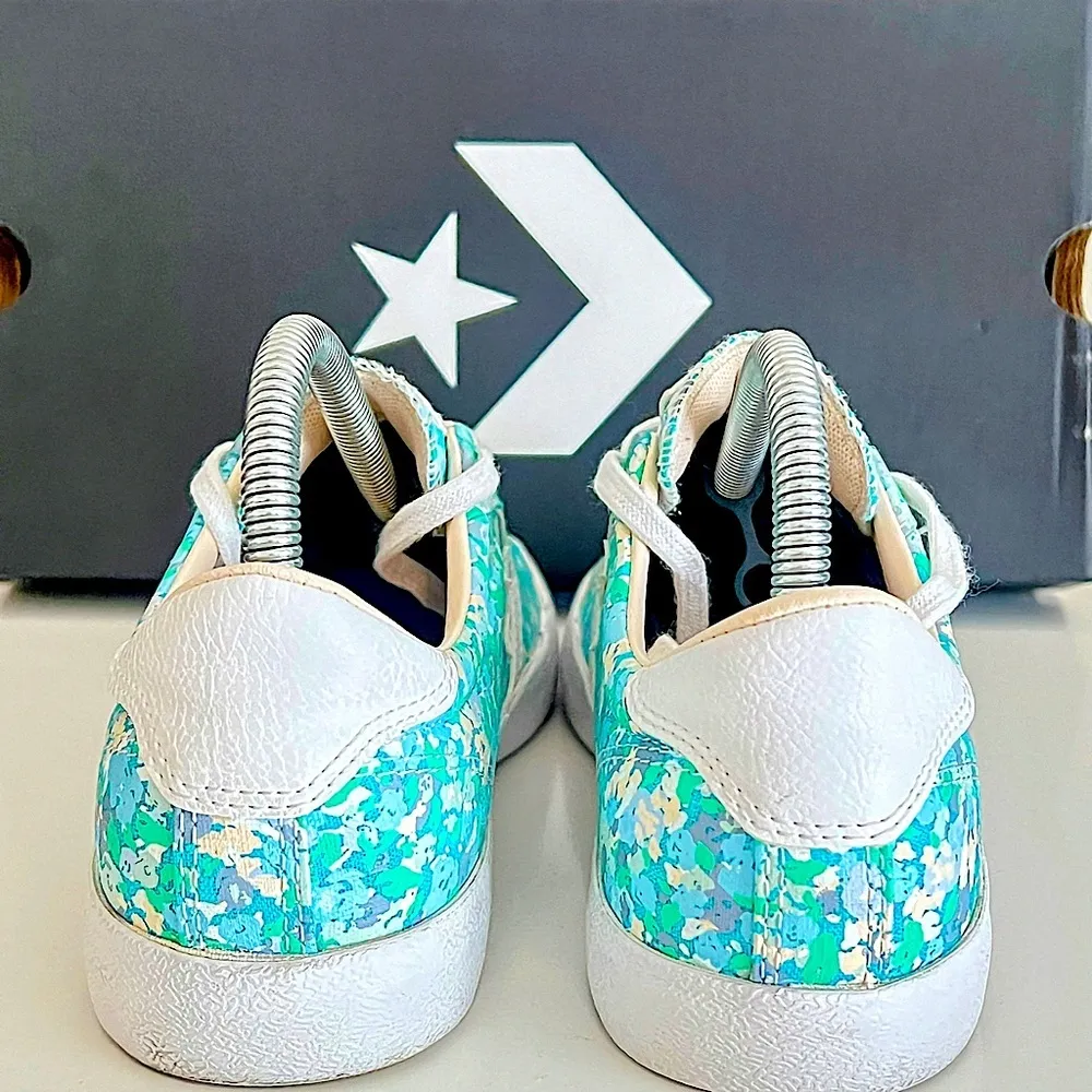 Vintage Converse One Star W/ Box Vibrant Retro Floral Pattern EUC - Image 8