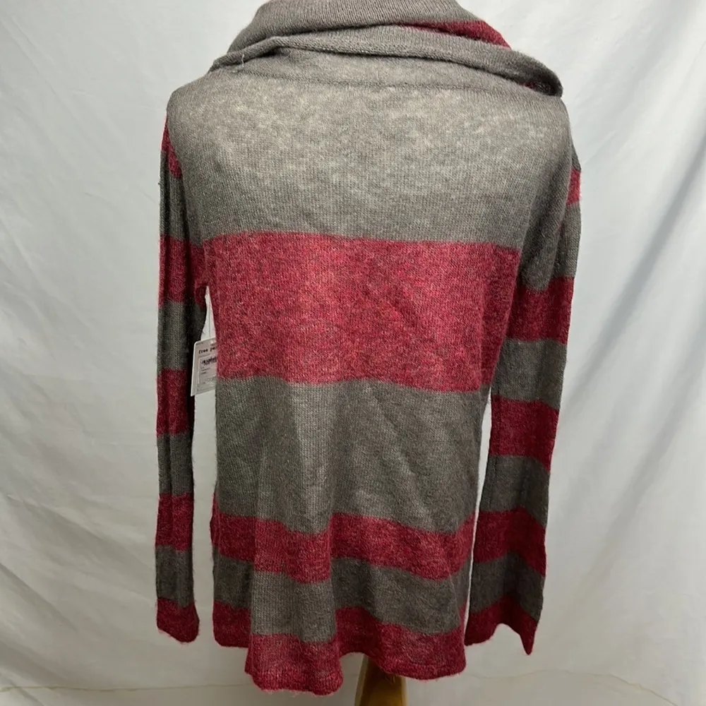 NWT Free people lulu rugby alpaca cowl neck sweater size small - Image 4