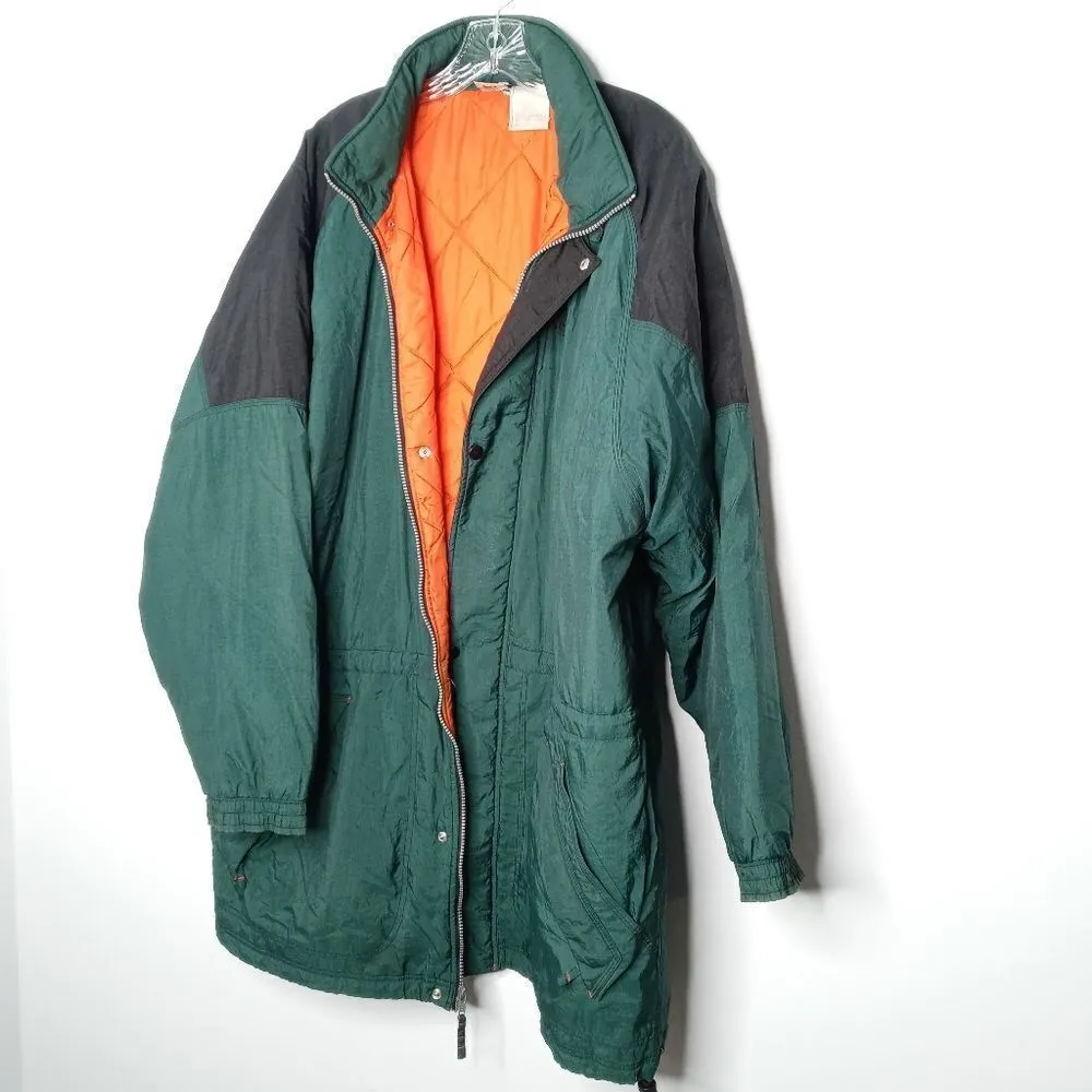 Vintage 80's Nike big logo long jacket size large - Image 4