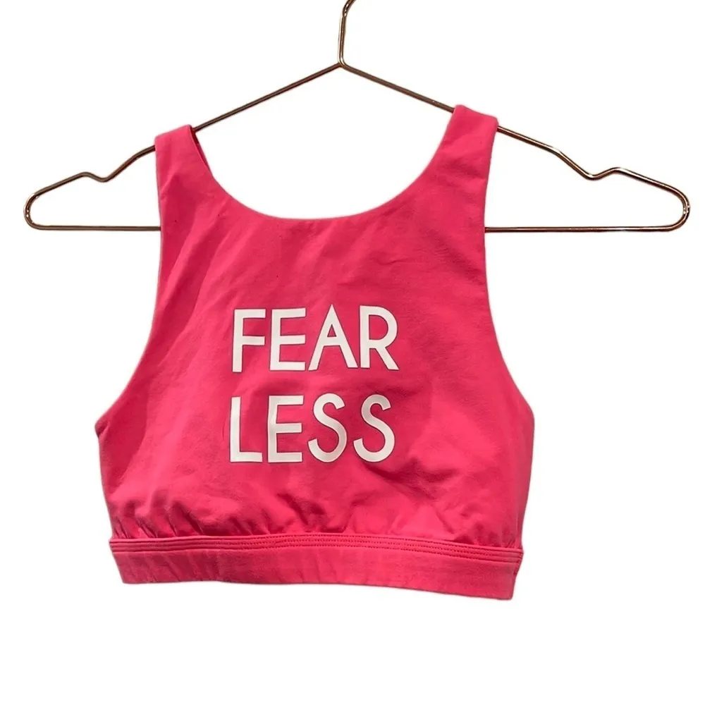 Aerie Fearless pink sports bra. Size small - Image 3