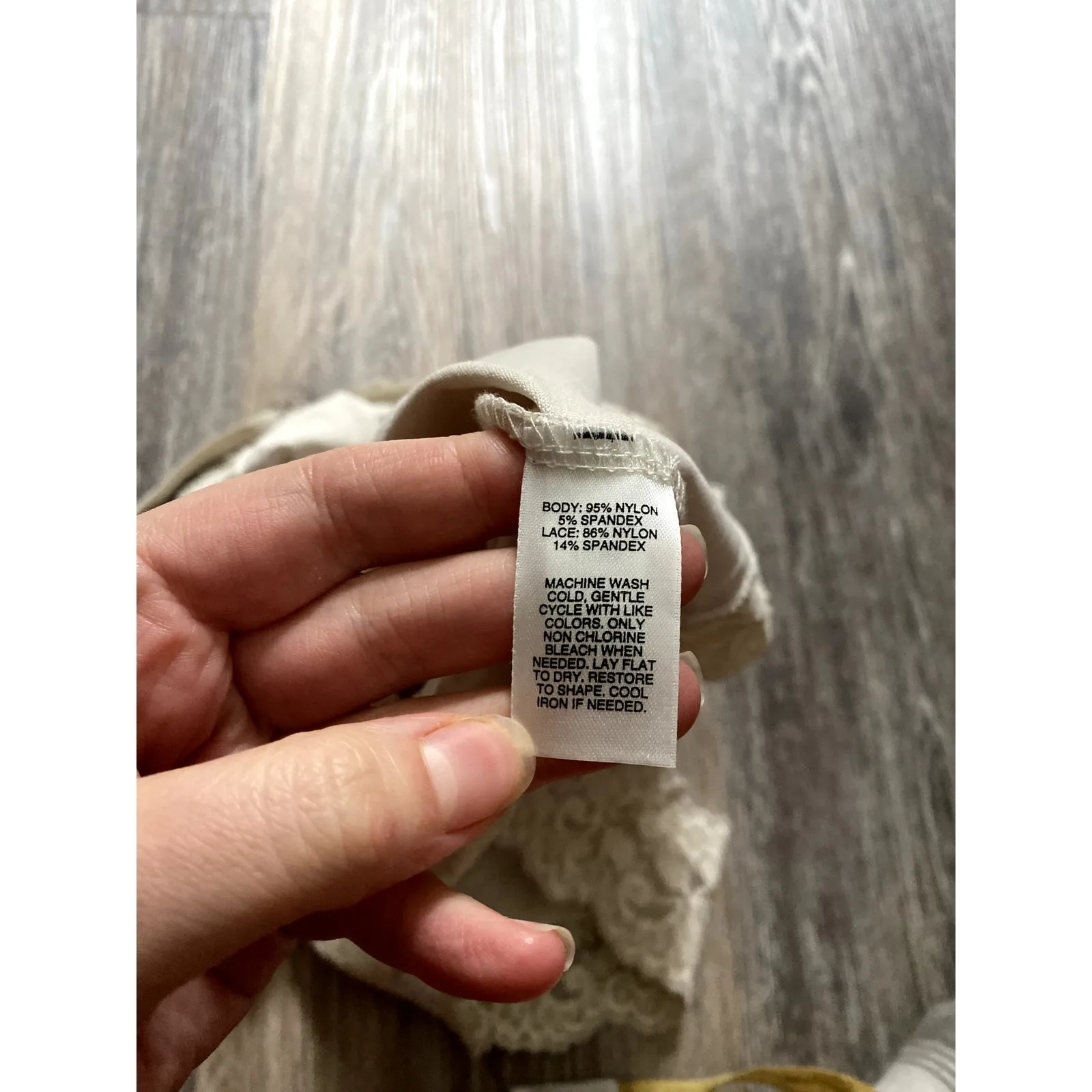 Dainty Lace Fairy Silk Tank Top Y2K Ivory Small Grunge Indie Sleaze‎ Slouchy 90s - Image 7