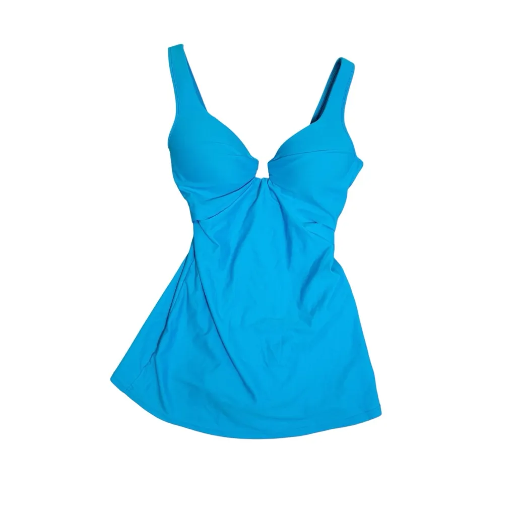 Shore‎ Shapes Swimwear Swim Dress size 8 Blue - Image 2