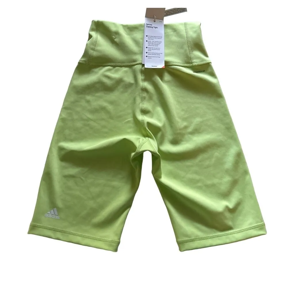 Adidas Women's Green Bike Aeroready Shorts XS - Image 2