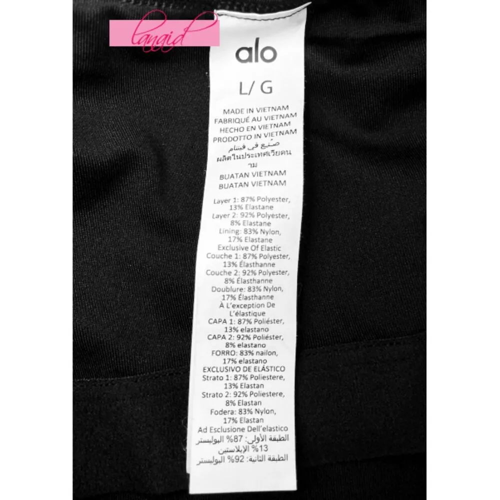 Alo Alosoft Courtside Tennis Dress Black Padded A-Line Fit And Flare Skater Mini - Image 13