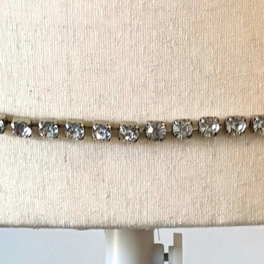 Rhinestone Chain Belt Silver - Image 5