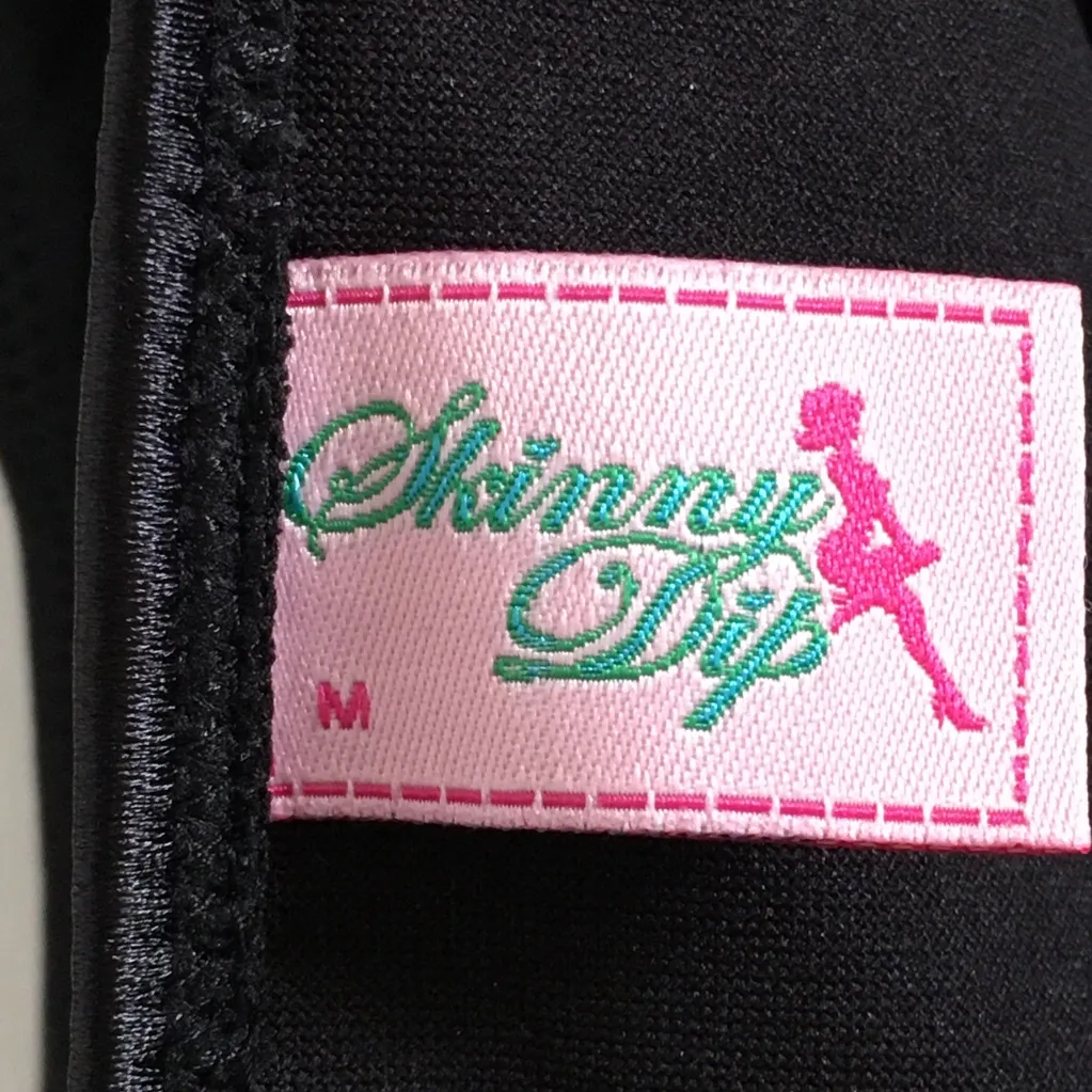 FINAL MARKDOWN Ladies skinny dip swimsuit bottom medium Black - Image 5