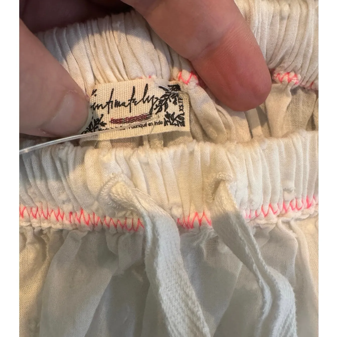 FREE PEOPLE Intimately Day Glow Joggers Size XS New w/o Tag MSRP $98 SOO - Image 8