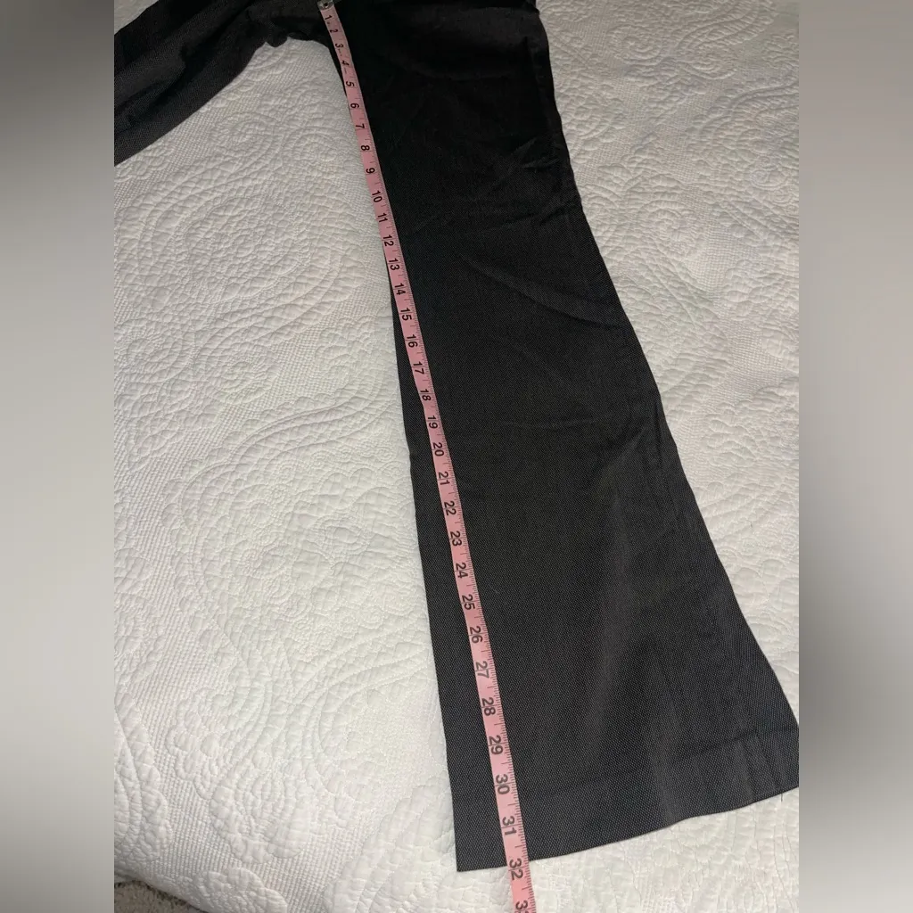 Bebe Dark Gray Flared Trousers Womens Size 0 - Image 5