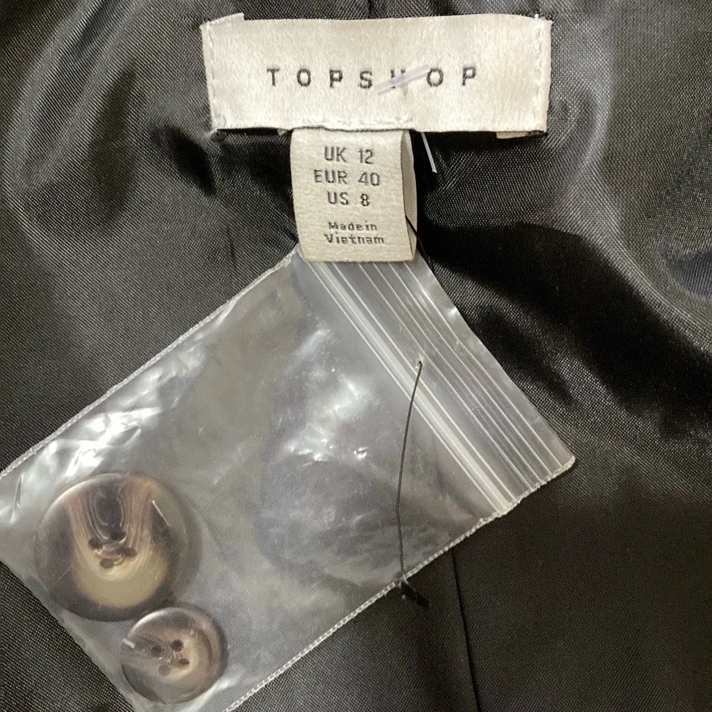 TopShop Oversized Jacket Womens' Size‎ 8 NWOT - Image 4