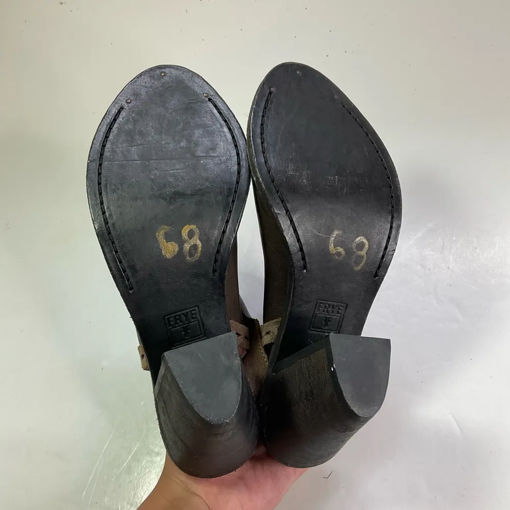 Frye Izzy Artisan Slingback Heeled Sandals Size 7 - Image 8