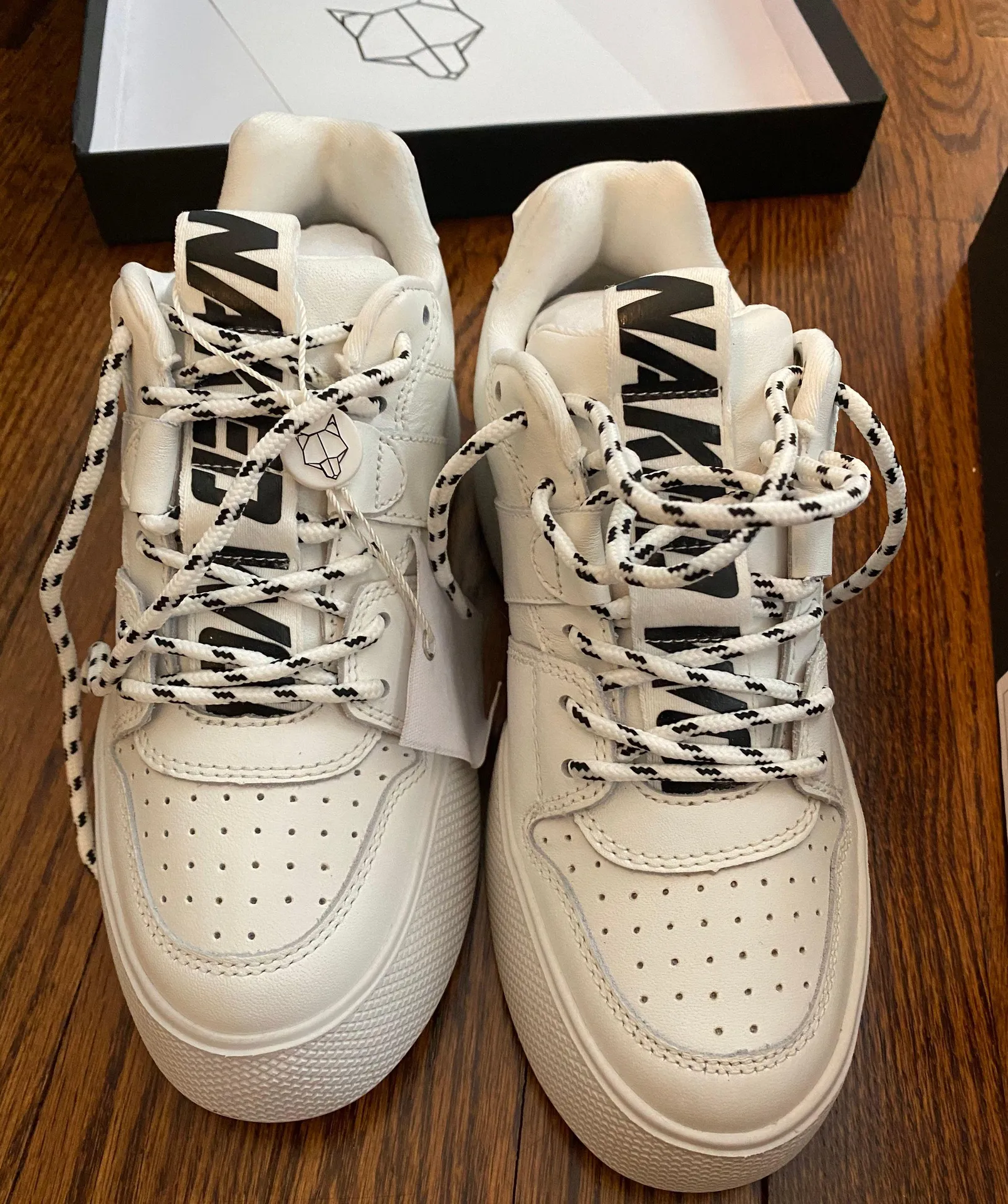 White Platform Sneakers - Image 3