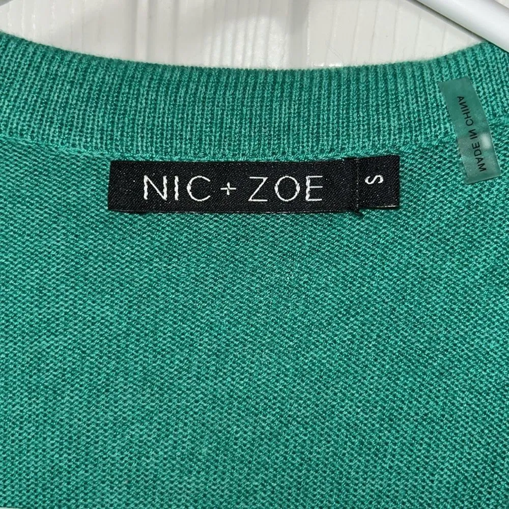 Nic & Zoe Green Button Jacket(Size Small) - Image 7