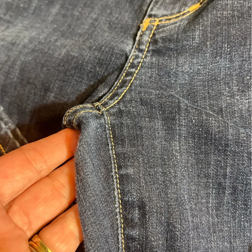 Citizens Of Humanity Ava Low Rise Blue Straight Leg Jean Classic Denim dark wash - Image 8