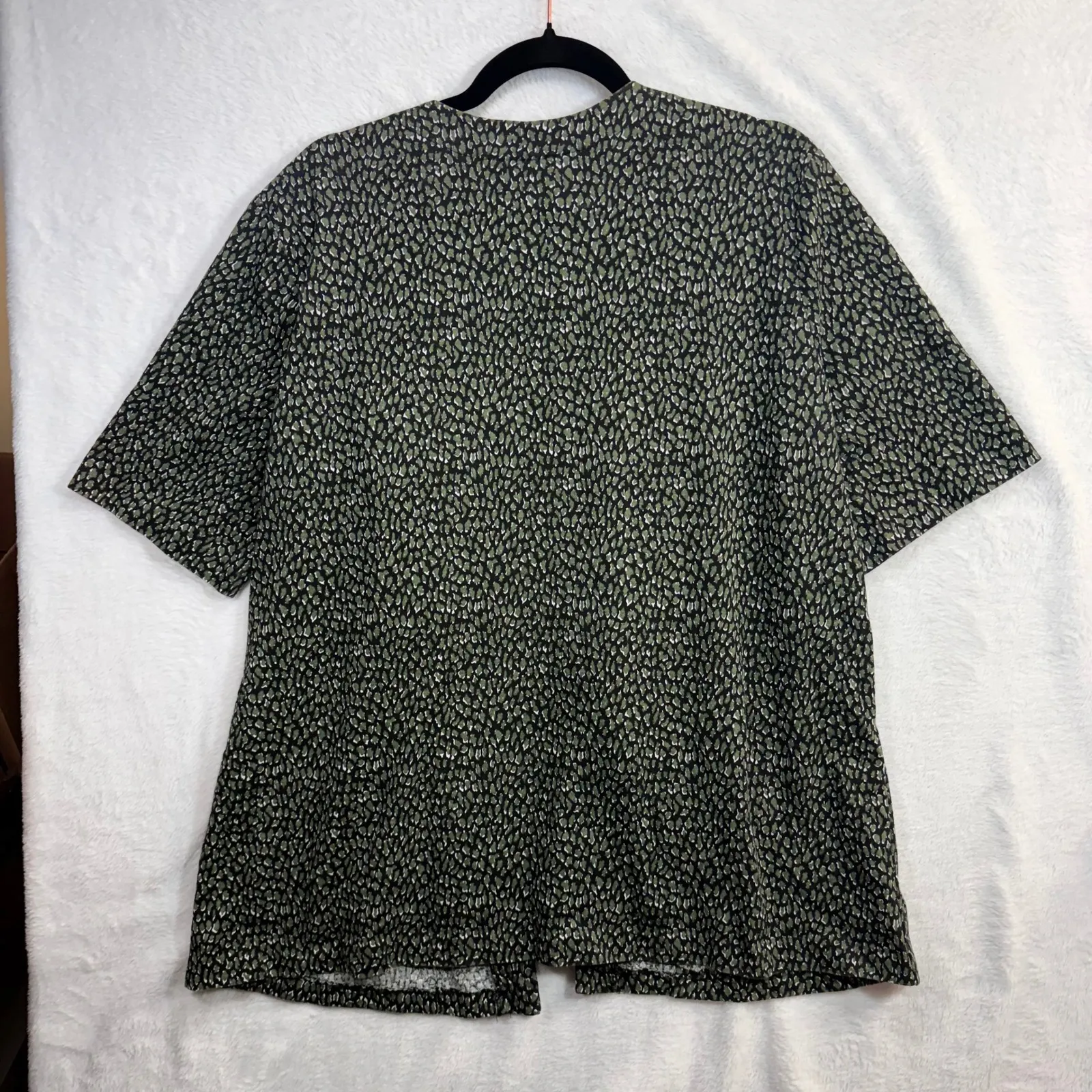 Vintage GreenTree 20W 2Pc Dress & Top Set Cottage 90s Granny Hippie Coquette Green - Image 6