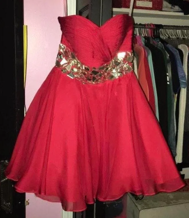 Prom Dress Red  - Image 3