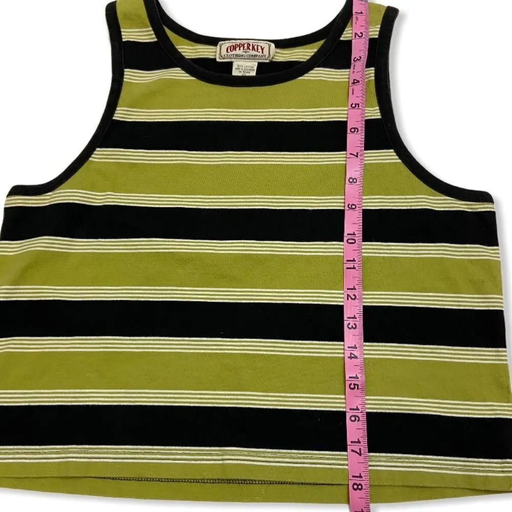 Striped Crop Tank by Copper Key Clothing Co. - Image 6