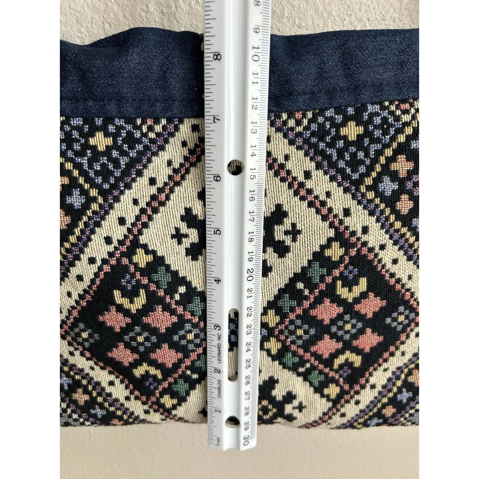 Canyon Sky Southwest‎ Inspiration Denim Tapestry Style Crossbody/Shoulder Purse - Image 6