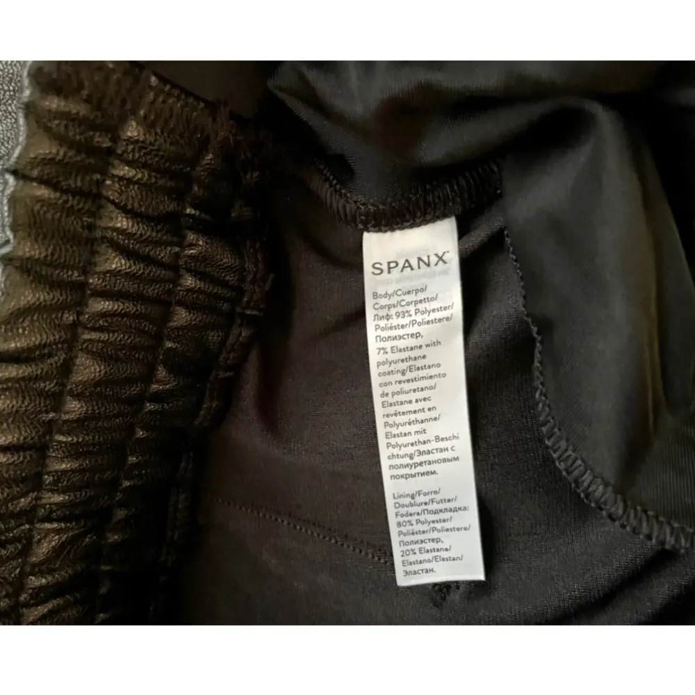 NWT Spanx Leather Like Jogger Pants - Image 6