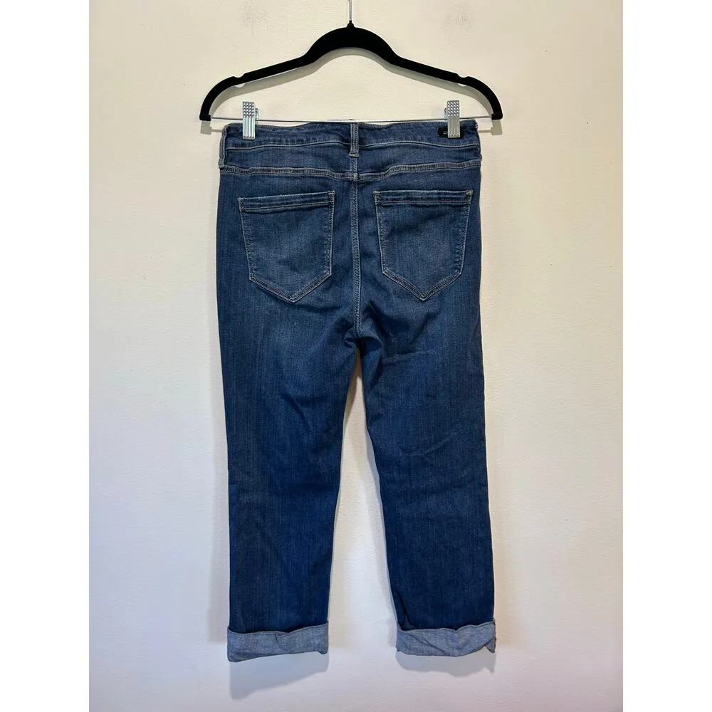 Liverpool Los Angeles jeans size 6/28 crop inseam 21 inches dark wash Blue - Image 3