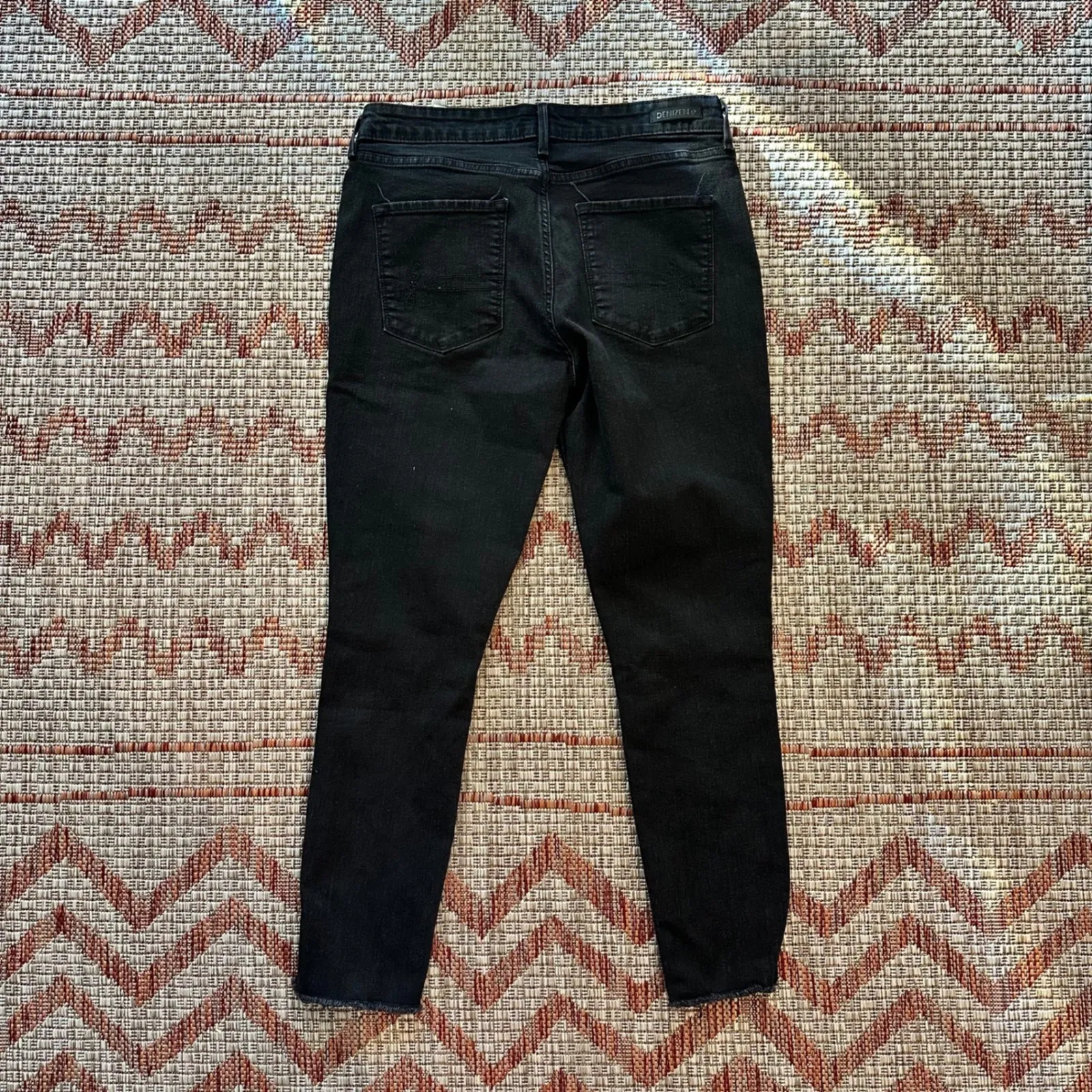 DENIZEN x LEVI'S | Modern Ankle Black Distressed Ripped Skinny Jeans, Size 12 - Image 2