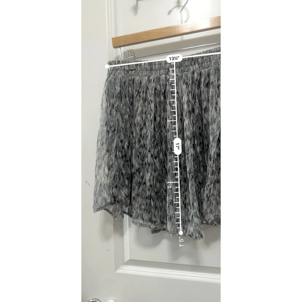 Converse Skirt Womens Small Gray‎ Zip Stretch Short Lightweight Casual Ladies - Image 6