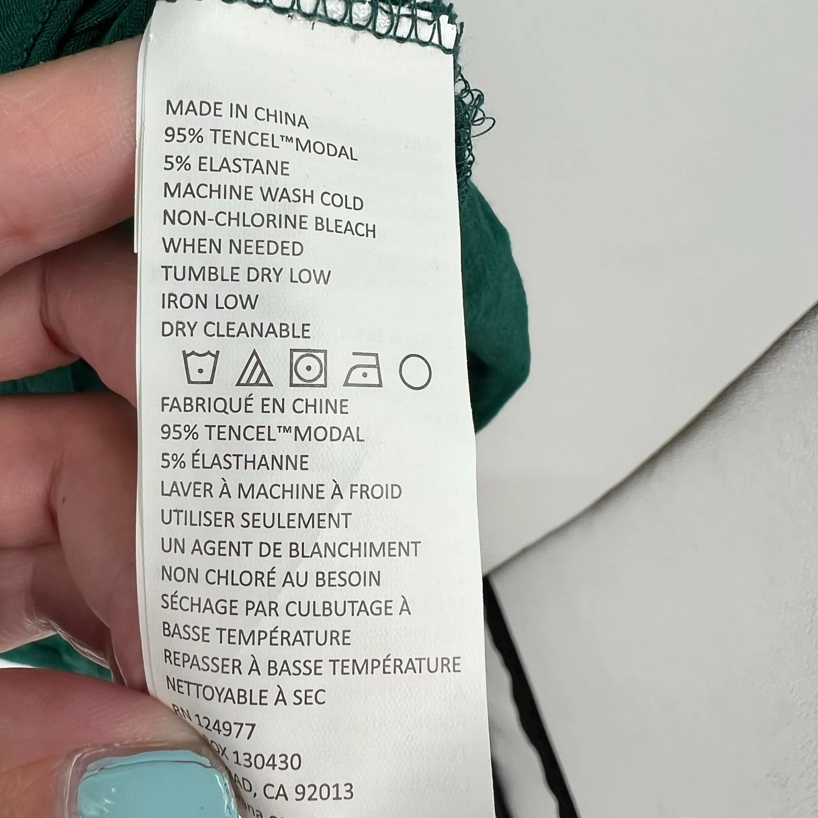 Prana Green Women Foundation Wrap Dress 1968521 deep pine green cozy size small - Image 10