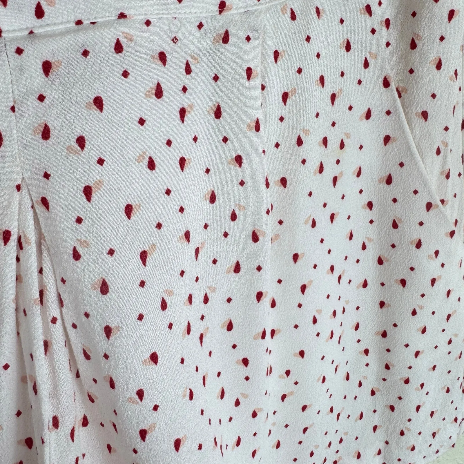 LC Lauren Conrad Disney Collection‎ Pink Polka Dot Shorts XS - Image 3