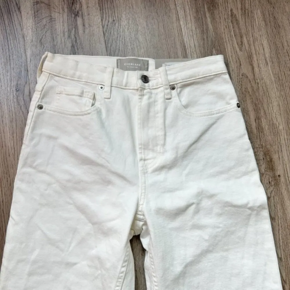 Everlane The Cheeky Straight Jean in Bone Size 26 NWT - Image 4