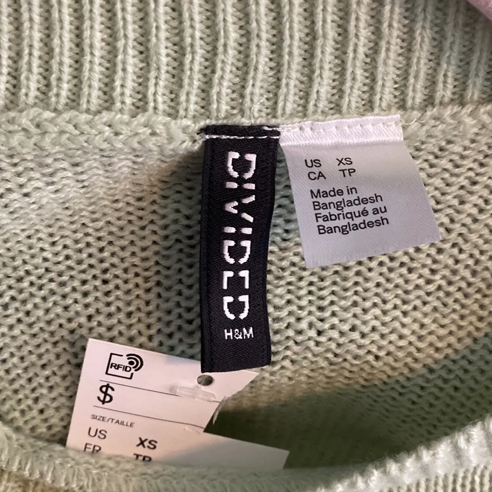 H&M NEW Divided Womens Girls Green Sweater XS Extra Small NWT H and M H & M - Image 3