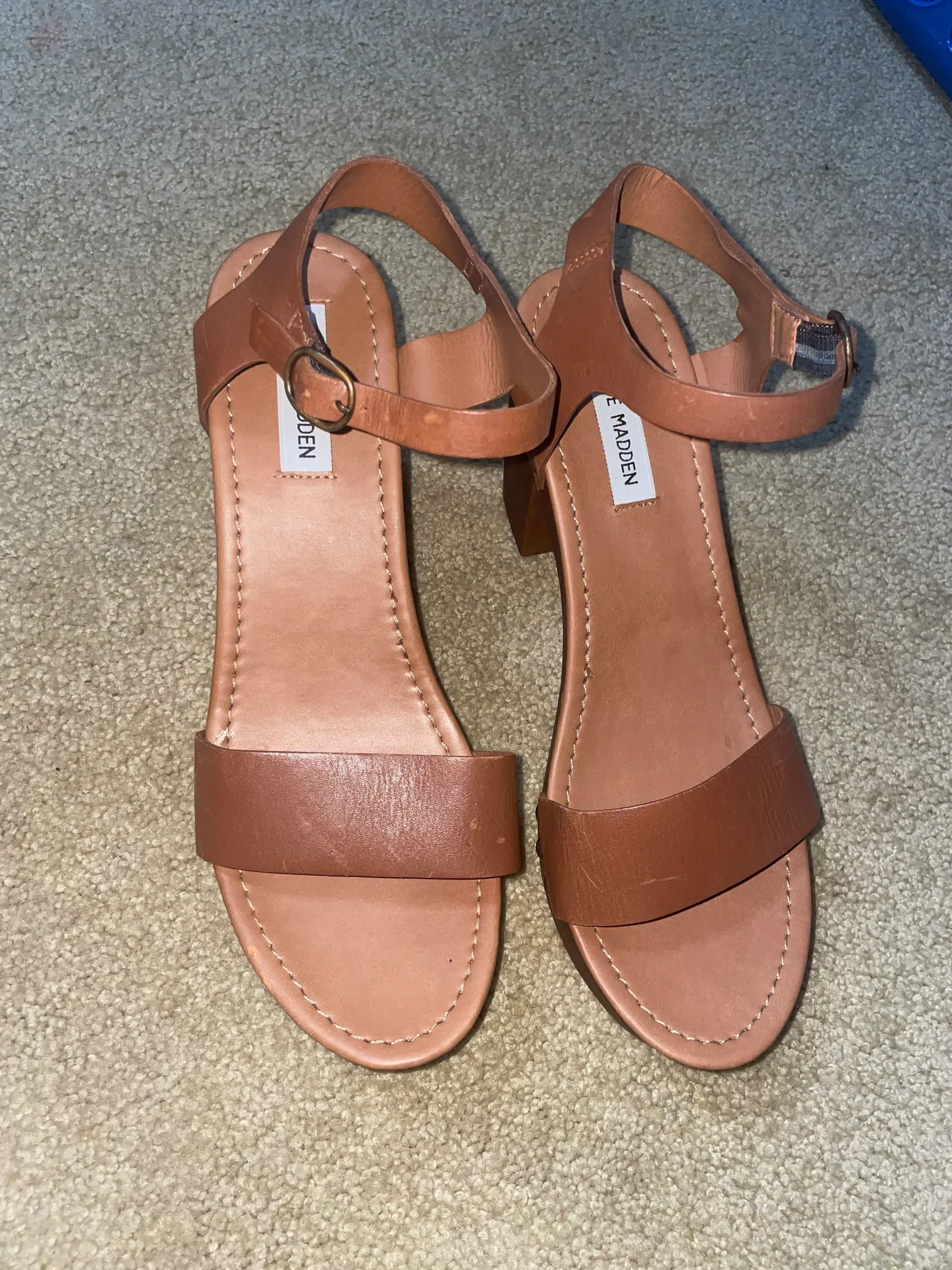 Steve Madden Luna Cognac Heels - Image 2