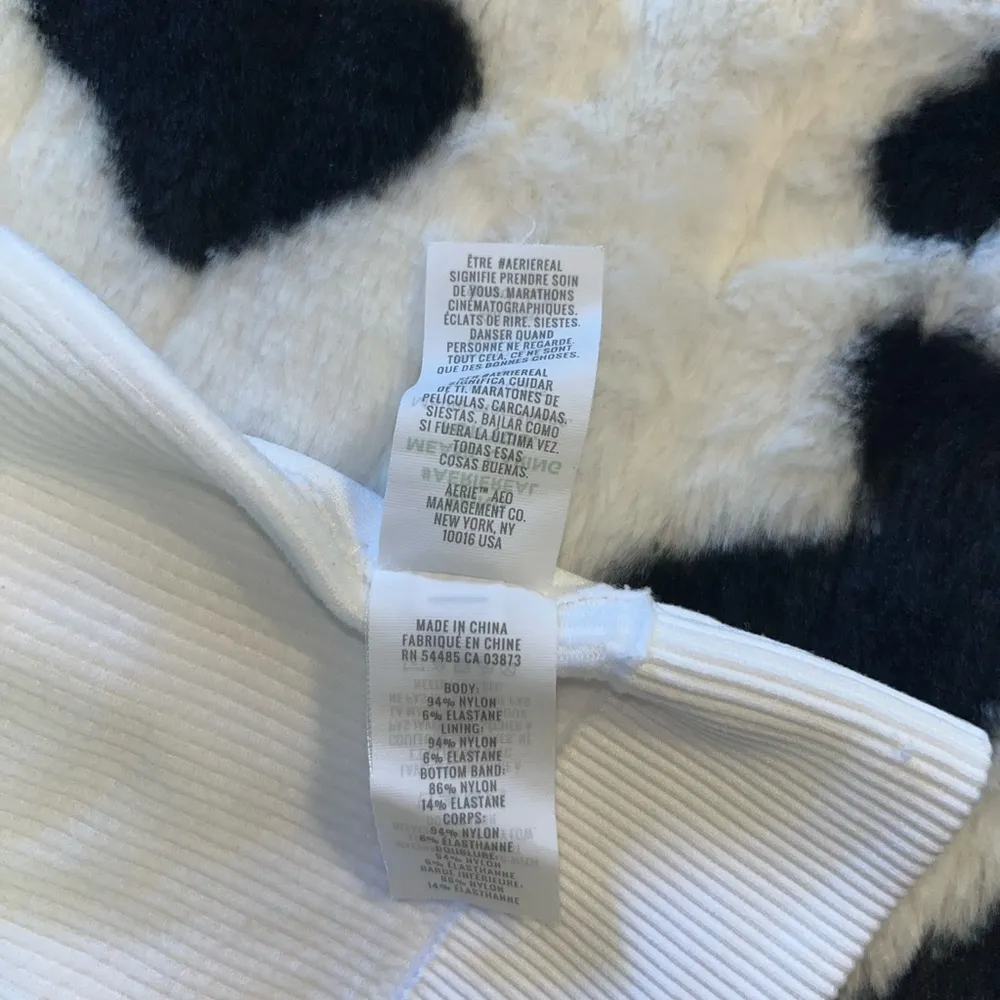 Aerie White Crisscross Back Crop Top - Image 4