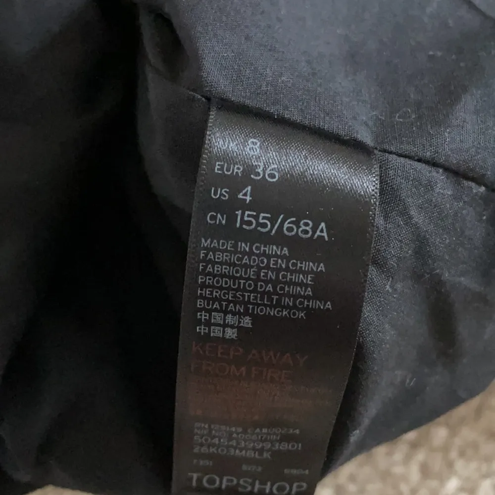 Cute Faux Black Leather Top Shop Zip Up Mini Skirt - Image 6