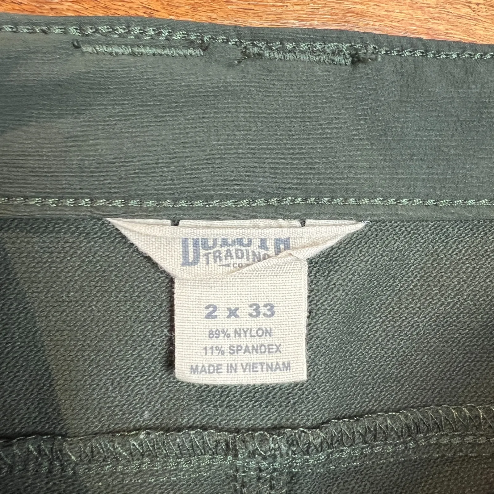 Duluth Trading Flexpedition Pants Womens 2x32 Green Bootcut Outdoor Hiking Nylon Size 2 - Image 8