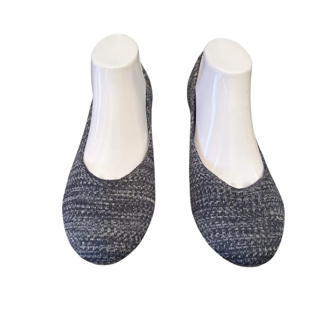 Stylish Blue‎ knit Women's ballet flats Shoes size 9.5 Blue - Image 2