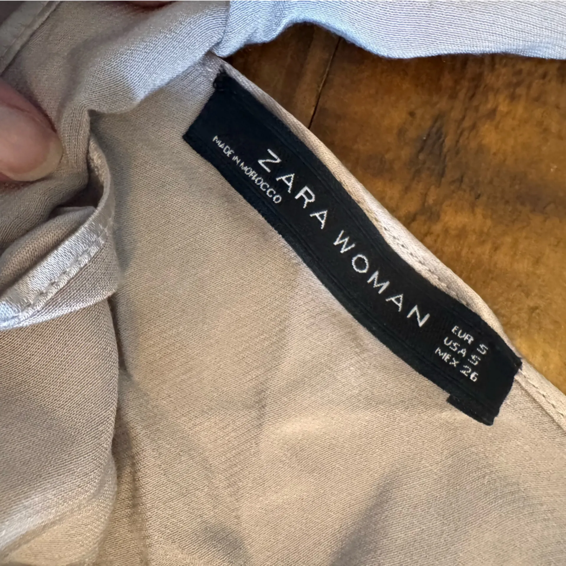 Zara Satin Asymmetrical‎ Tank - Image 5