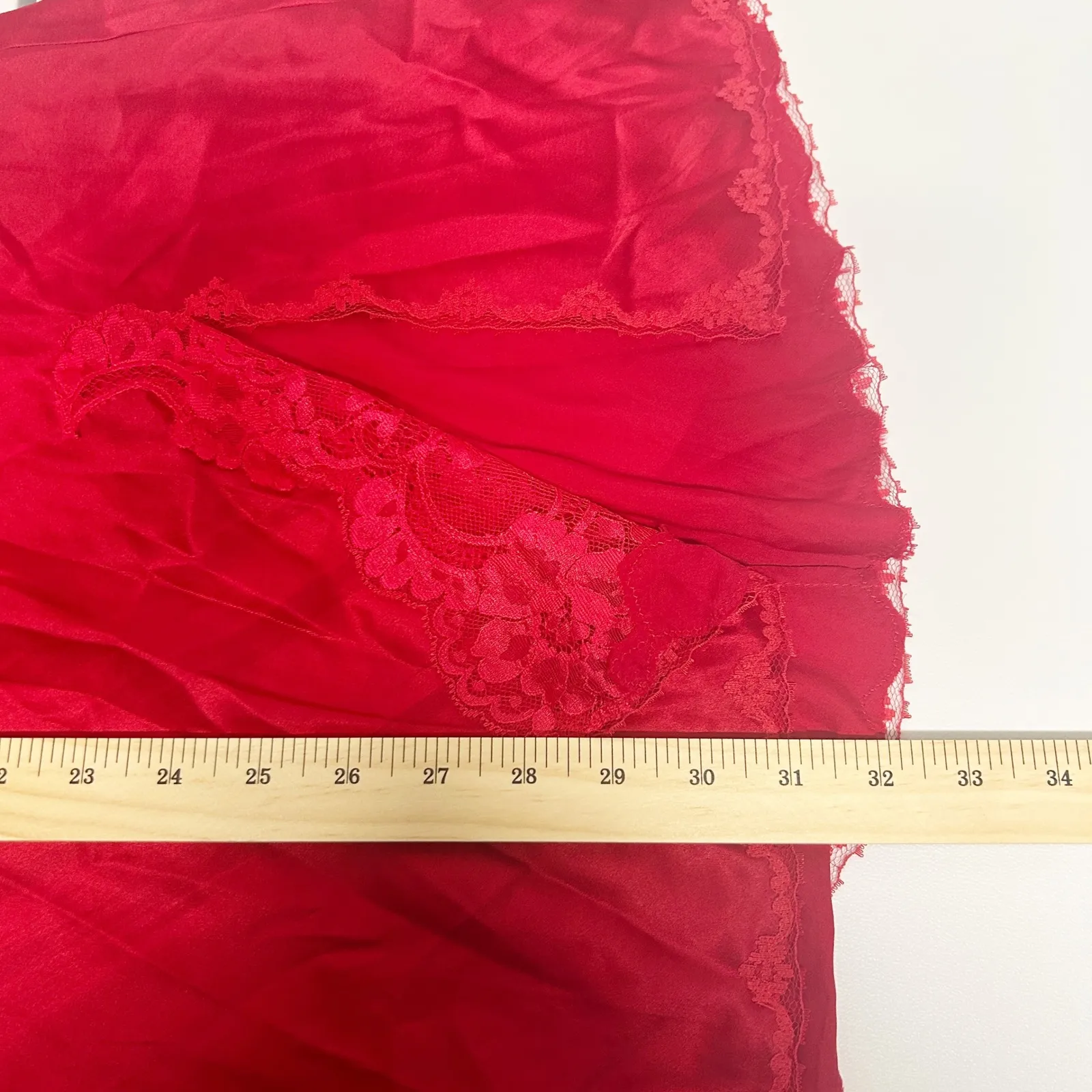 Victoria's Secret Womens Coquette Y2K Madison Beer Lace Trim Slip Dress‎ Size M - Image 12