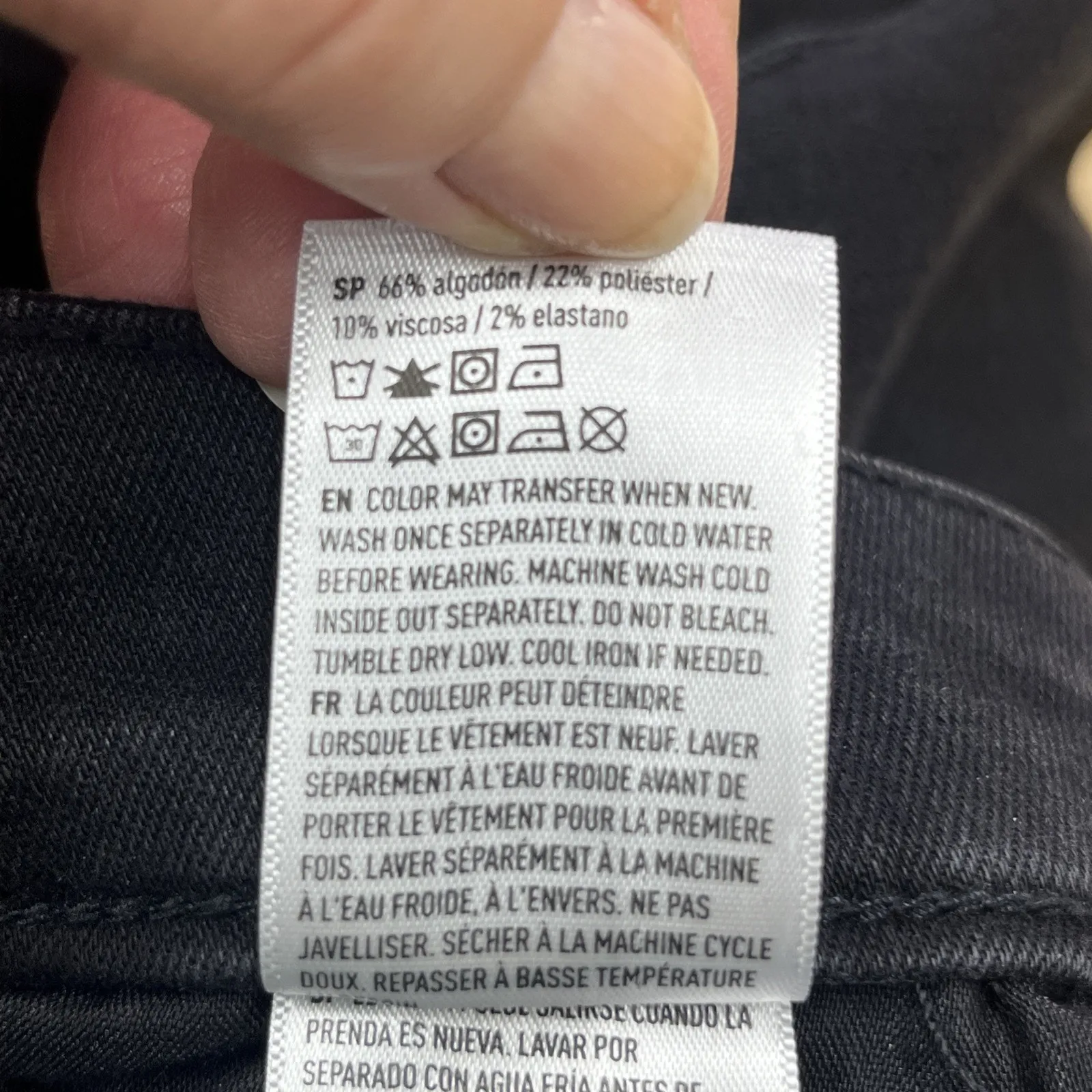 American Eagle Curvy Highest Rise Flare Jeans Black Women's Size 6 Stretch Boho - Image 12