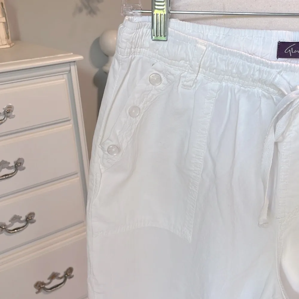 Gloria Vanderbilt White Cotton Capris - Image 5