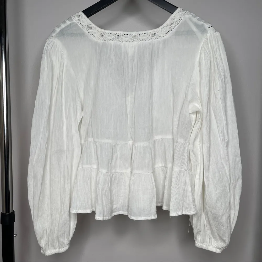 Love Riche  Women’s Long Sleeve Babydoll Blouse Size Medium - Image 3